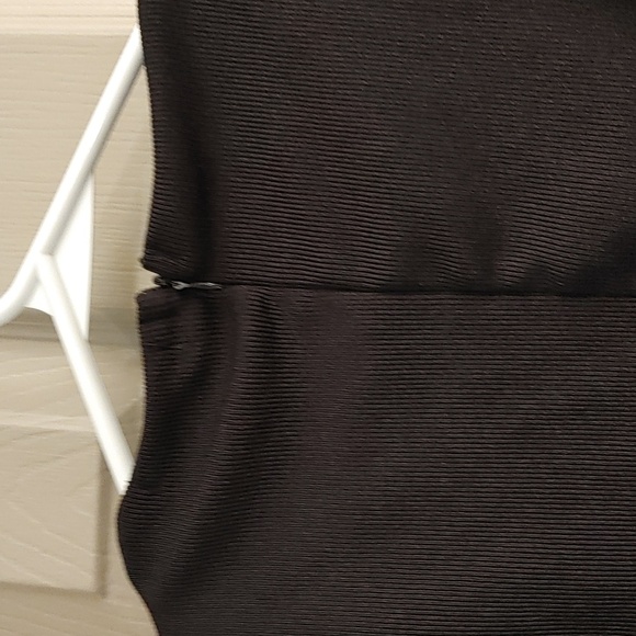 Women's Missguided Black Ribbed Romper with Plunge Neckline - Picture 7 of 10